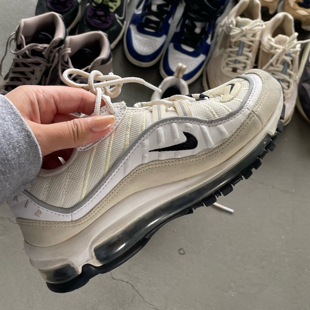 Air Max 98  White Fossil